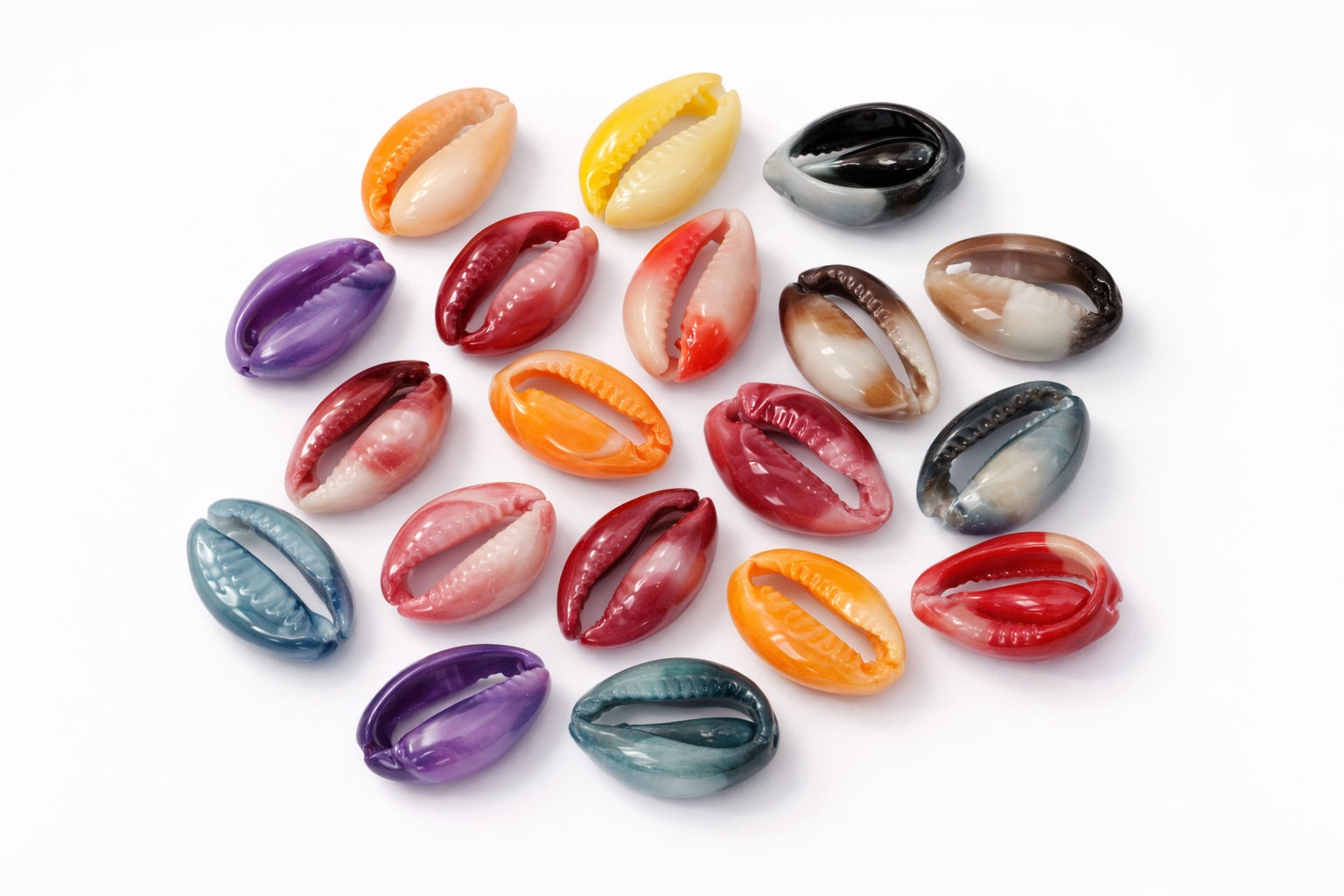 Perles En Forme De Coquillage - Bijoux de Tresses et Dreadlocks