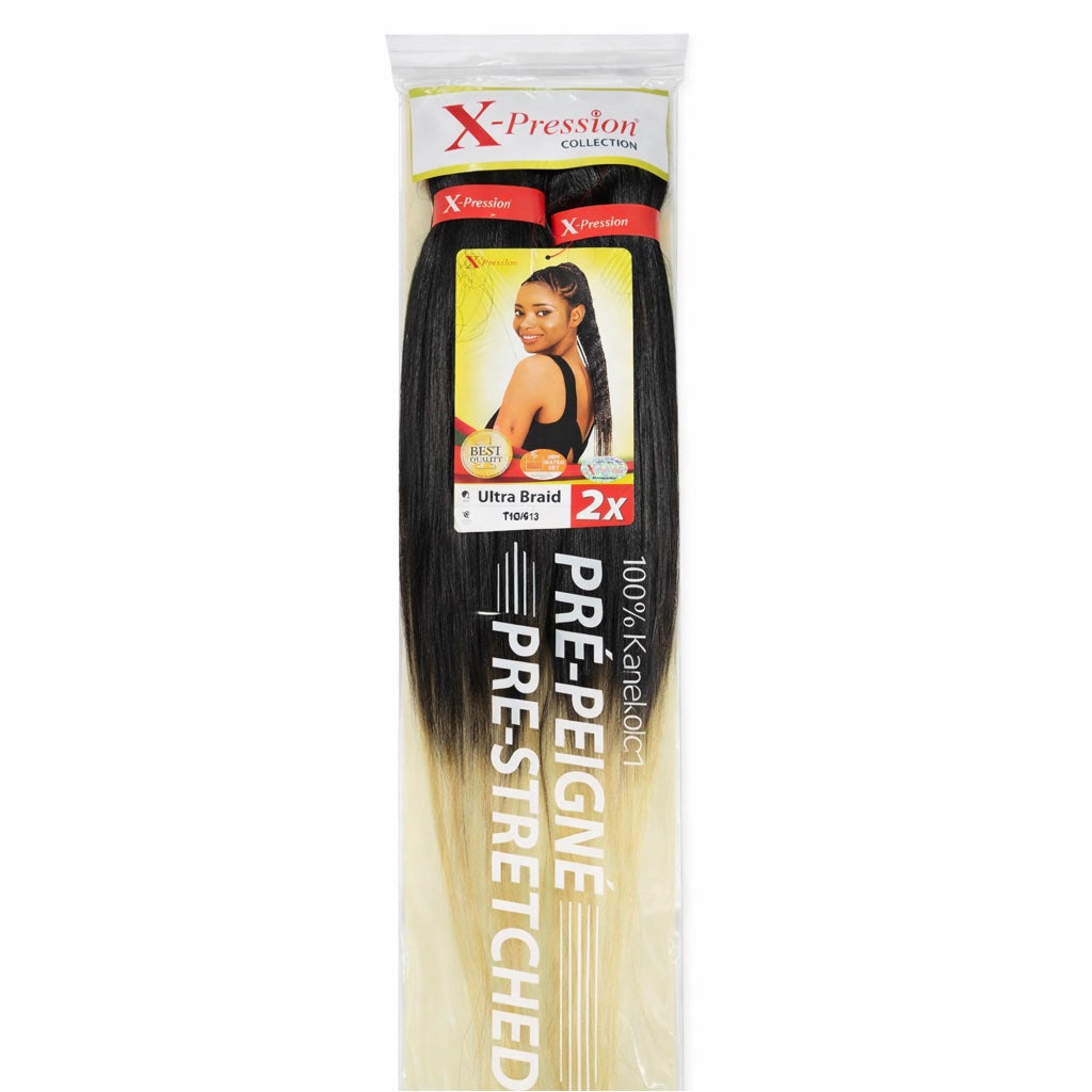 Mèches X-Pression Pré-peignées Double Couleur - 2 Bundles
