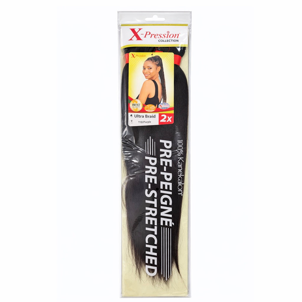Mèches X-Pression Pré-peignées Double Couleur - 2 Bundles