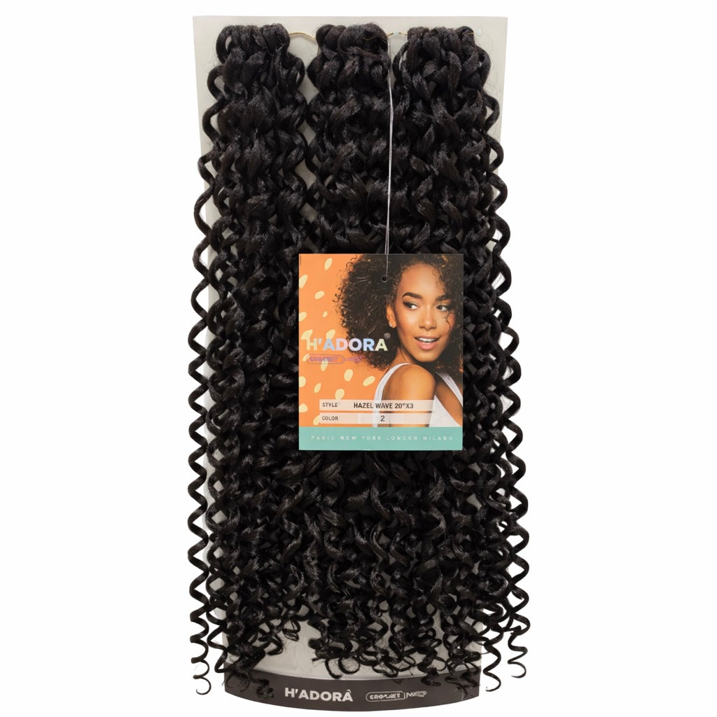 Mèches Crochet Hazel Wave Hadora 20x3 – Ondulations Définies Donna Clara
