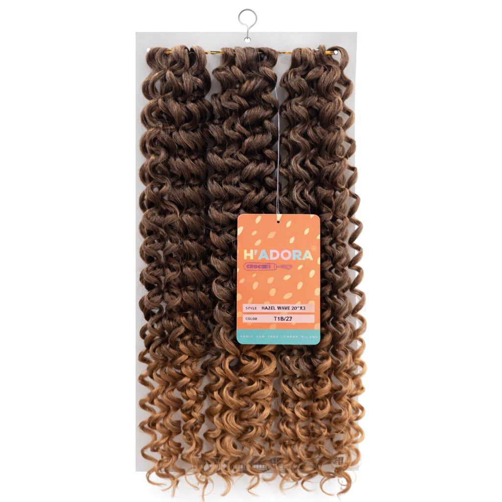 Mèches Crochet Hazel Wave Hadora 20x3 – Ondulations Définies Donna Clara