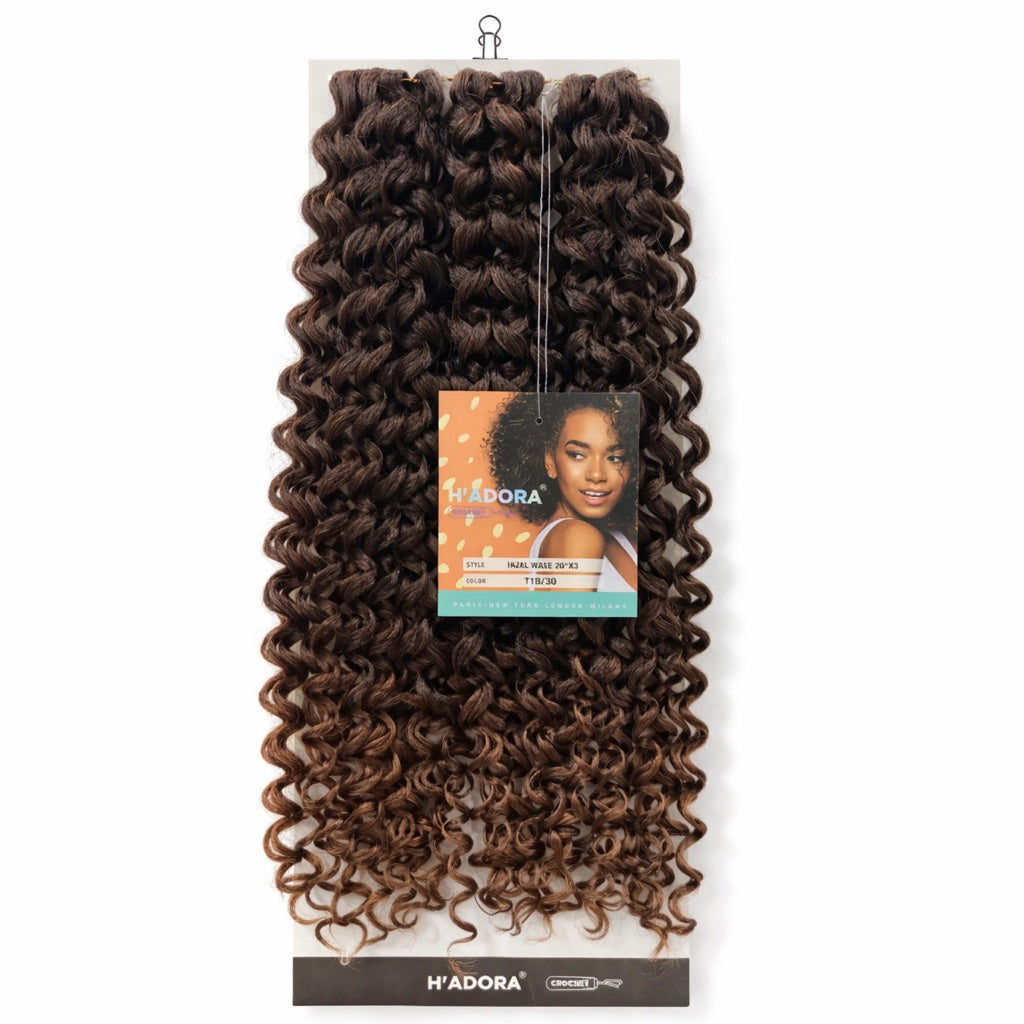 Mèches Crochet Hazel Wave Hadora 20x3 – Ondulations Définies Donna Clara