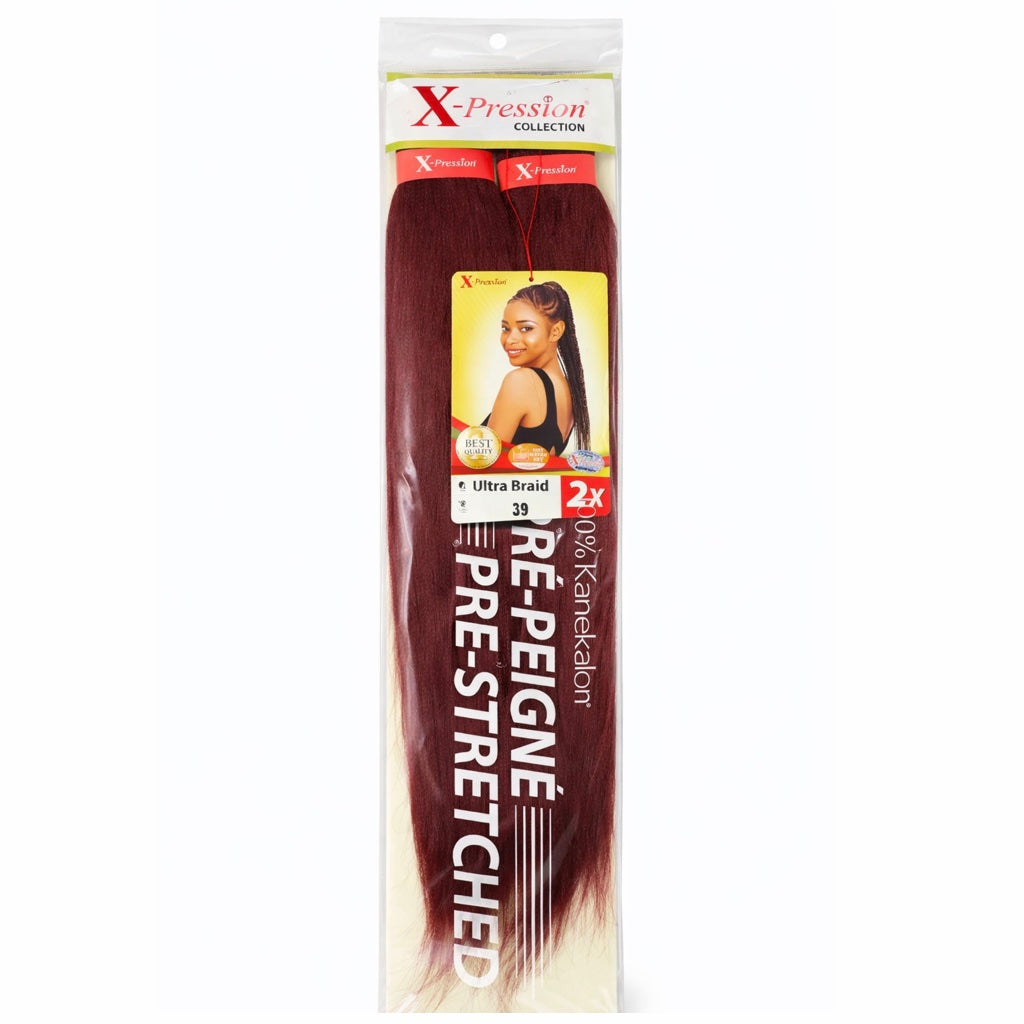 Mèches X-Pression Pré-peignées Couleur Unie - 2 Bundles