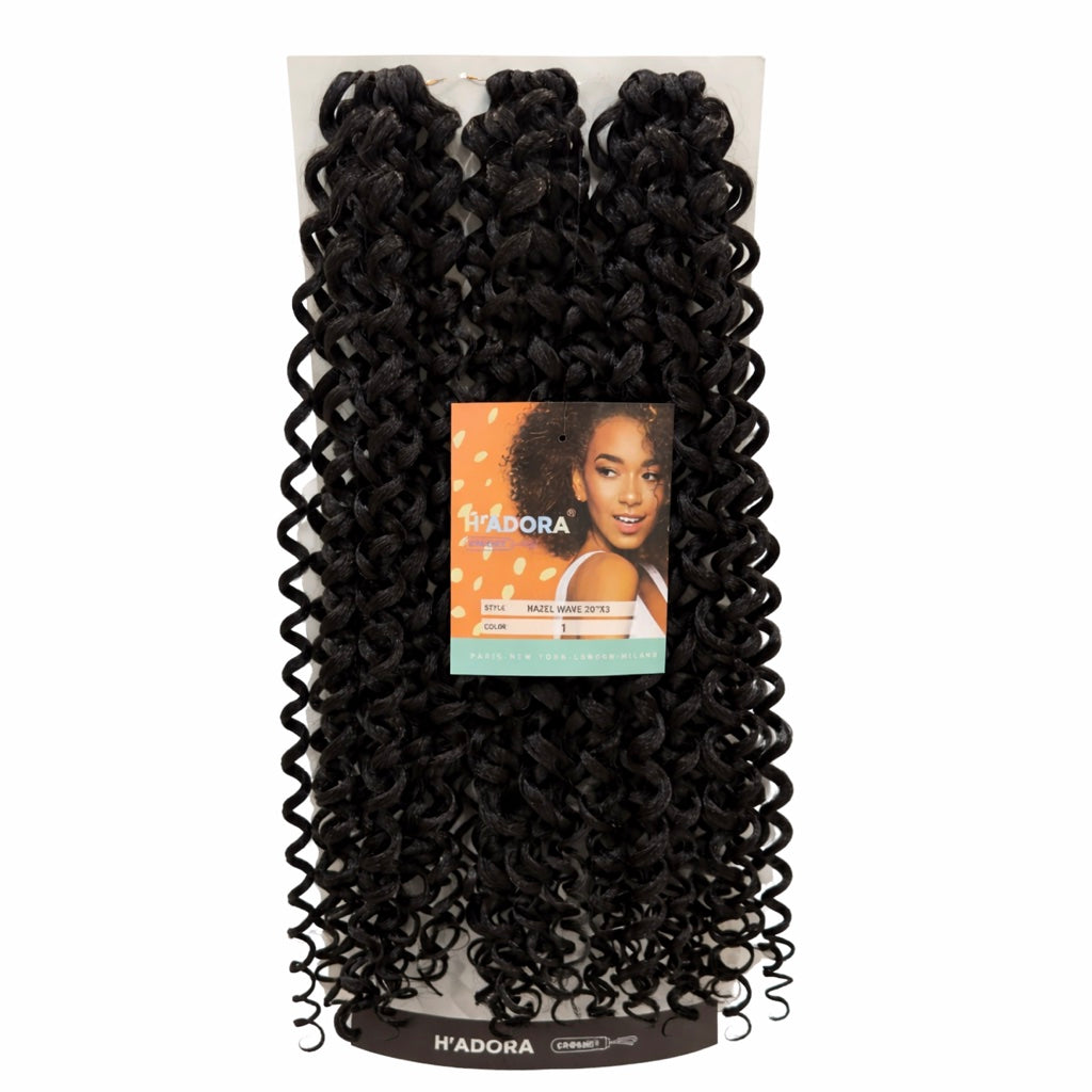 Mèches Crochet Hazel Wave Hadora 20x3 – Ondulations Définies Donna Clara