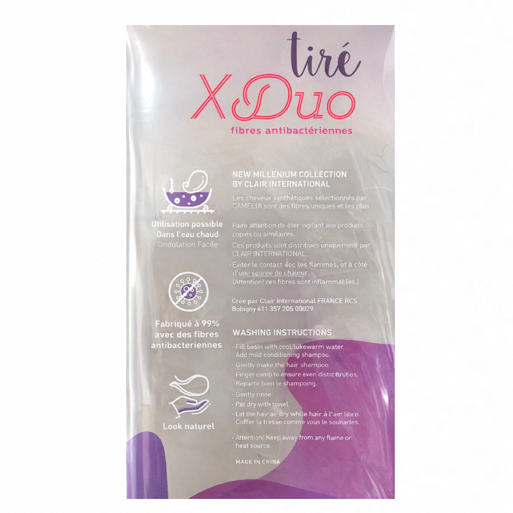 Mèches Donna Clara – Braid Tire - Tire X-Duo (Pack de 2)