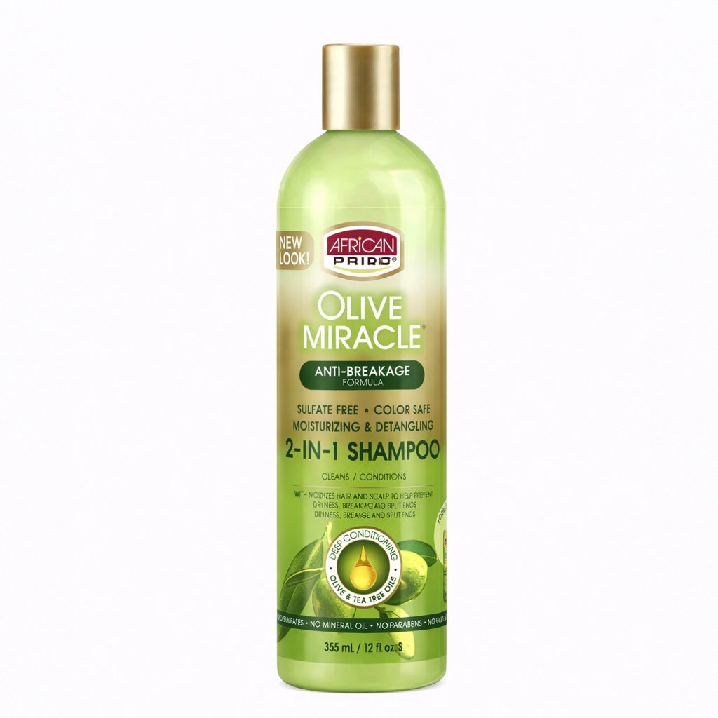 Olive Miracle 2-in-1 Shampoo & Conditioner 355 ml - African Pride