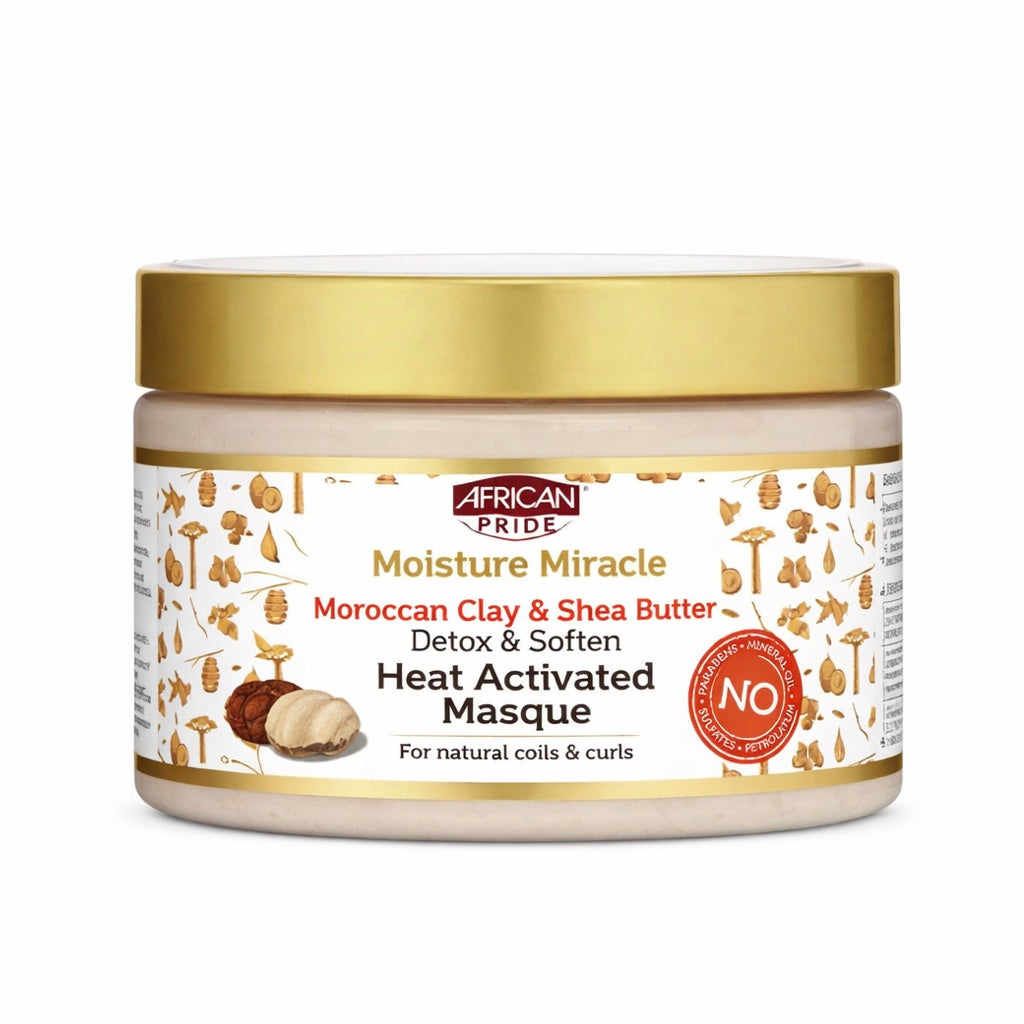 African Pride – Moisture Miracle – Heat Activated Masque – 340g