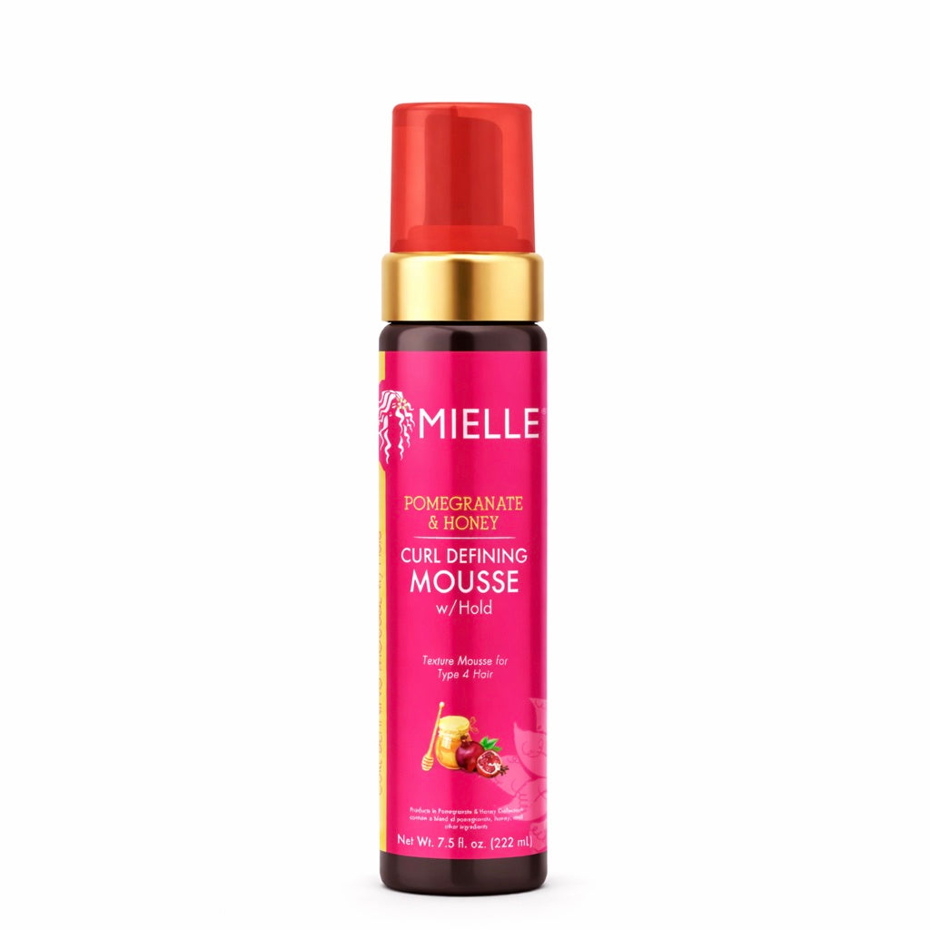 Mielle Organics Pomegranate & Honey Curl Defining Mousse - Mousse Coiffante Pour Cheveux Crépus et Bouclés (Type 4)