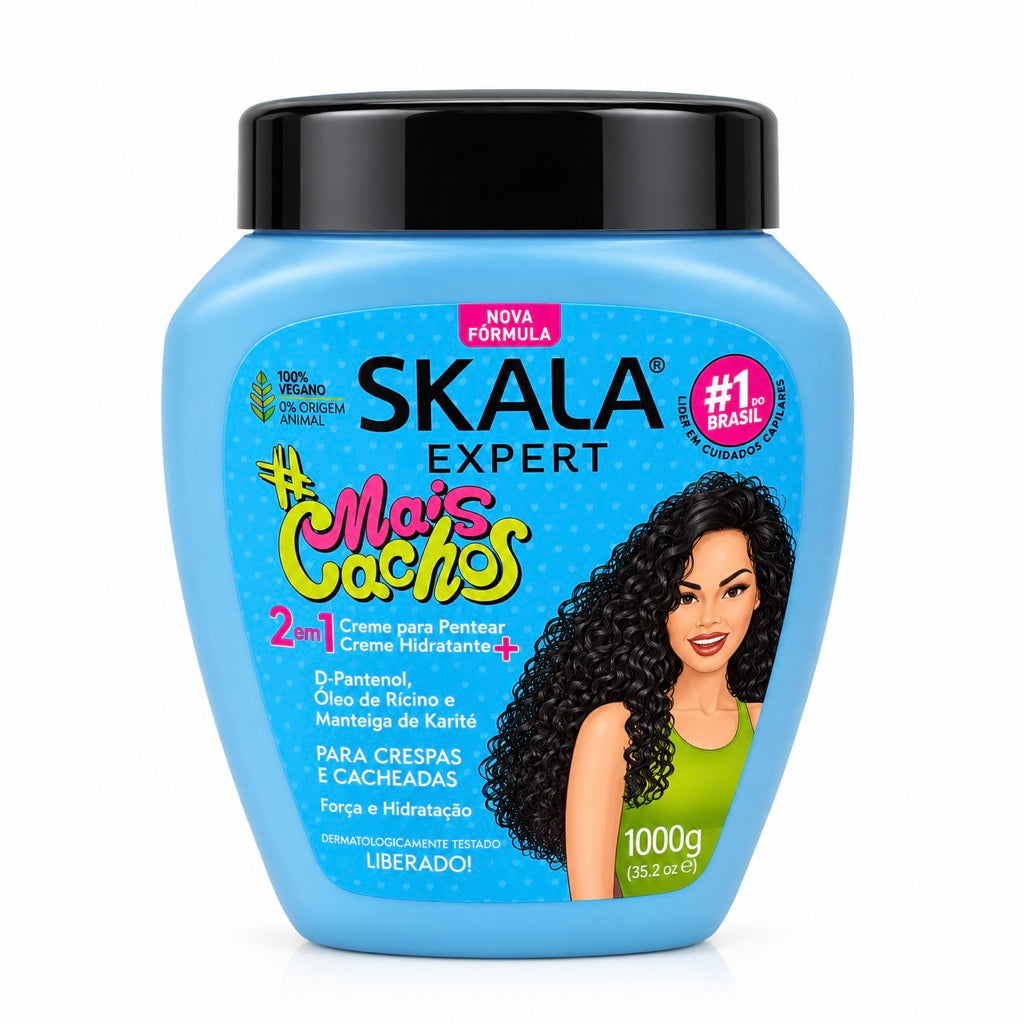 Crème Hydratante et Coiffante 2 en 1 Skala – Cheveux Bouclés et Crépus