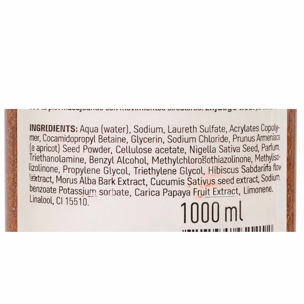 Gel Douche Exfoliant Papaye & Hibiscus Yari 1000ml