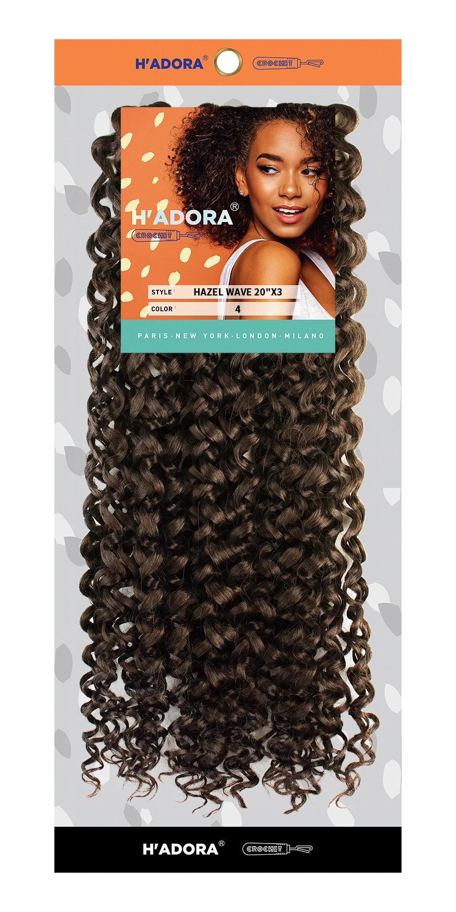 Mèches Crochet Hazel Wave 20poucesx3 – Ondulations Définies Donna Clara