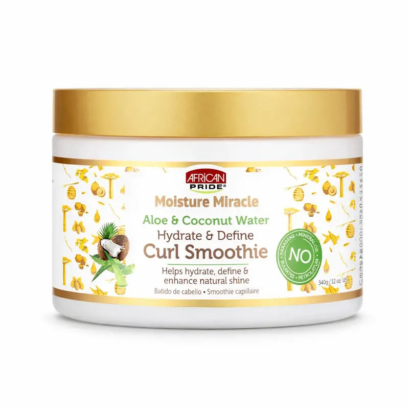 Pot de crème définition boucles African Pride Moisture Miracle Coco et Baobab