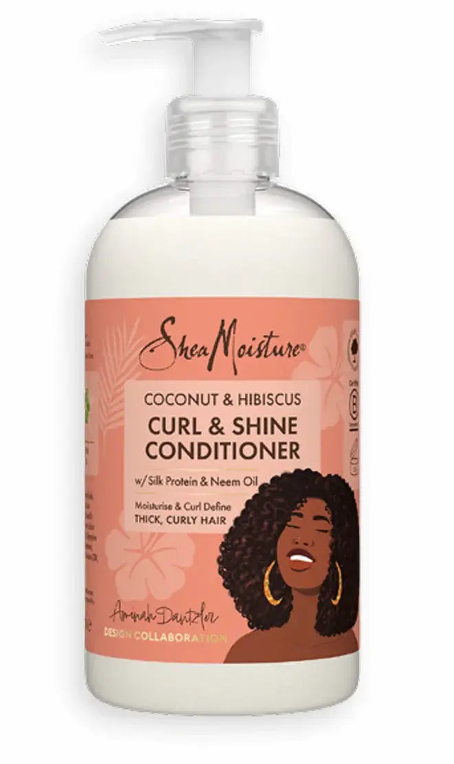 Après-shampooing Shea Moisture Coconut & Hibiscus Curl & Shine