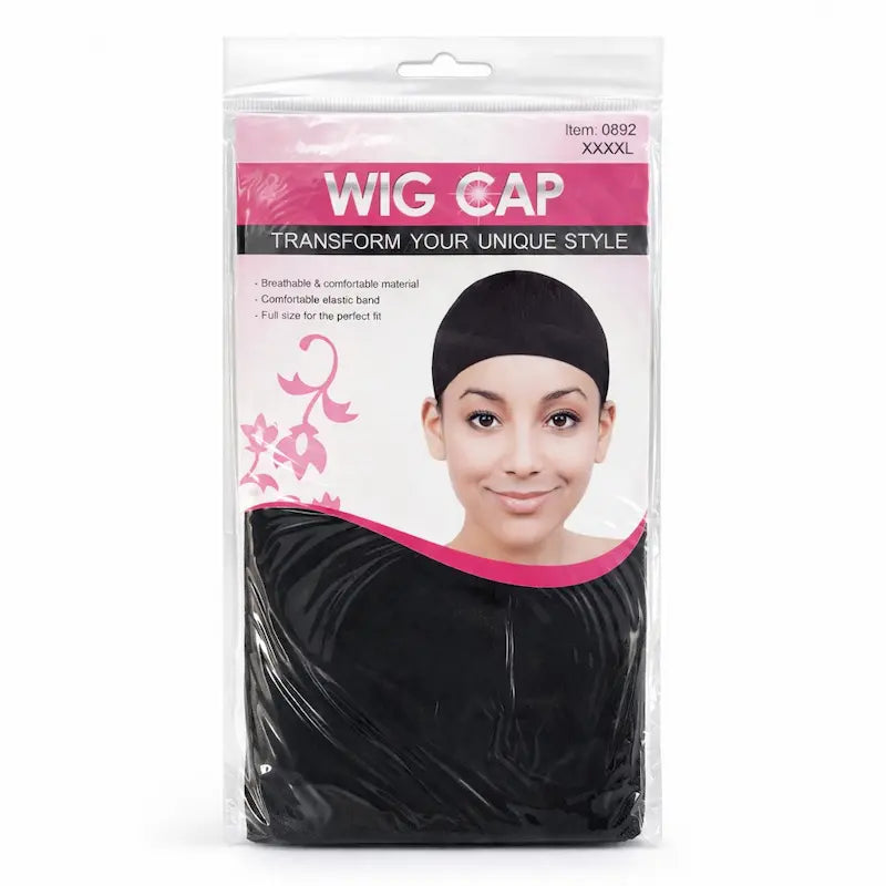 Lot de bonnets de perruque (Wig Cap) en nylon noir extensible