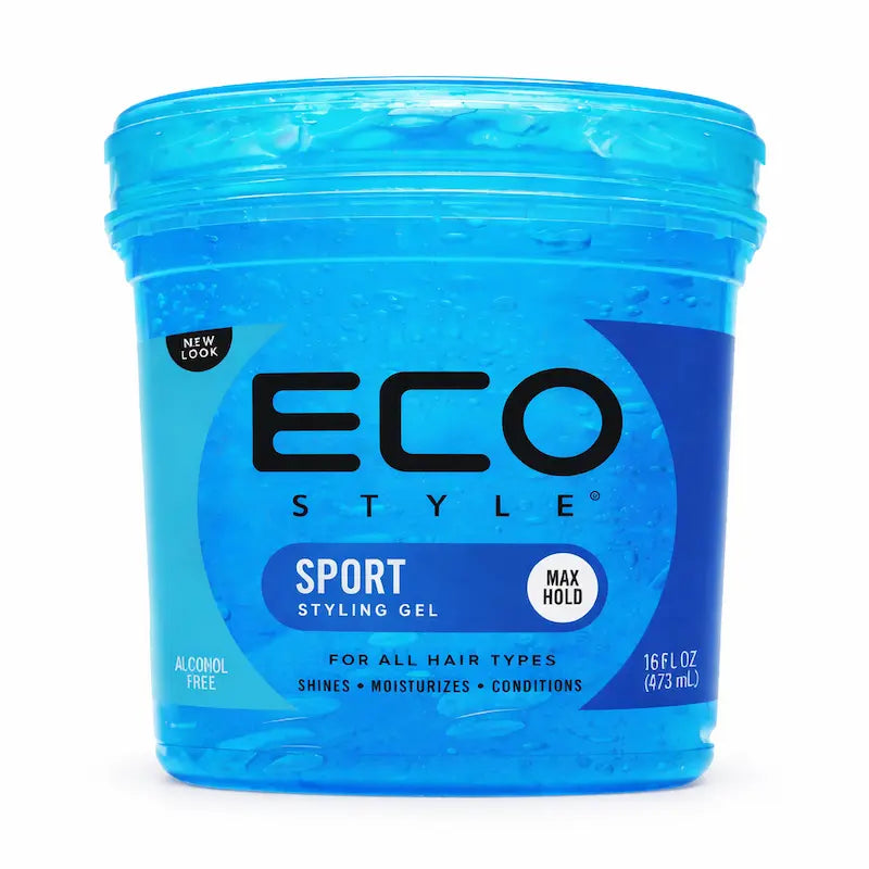 Pot de gel coiffant Eco Style Sport bleu fixation 10 sur 10