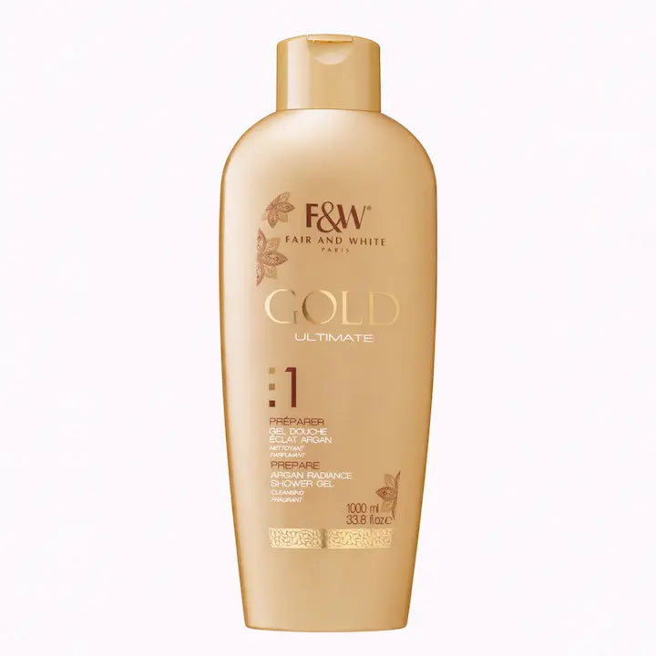 Gel douche Fair & White à l'huile d'Argan format 1 litre