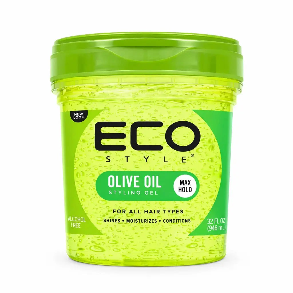 Pot de gel coiffant culte Eco Style Olive Oil à l'huile d'olive 946ml
