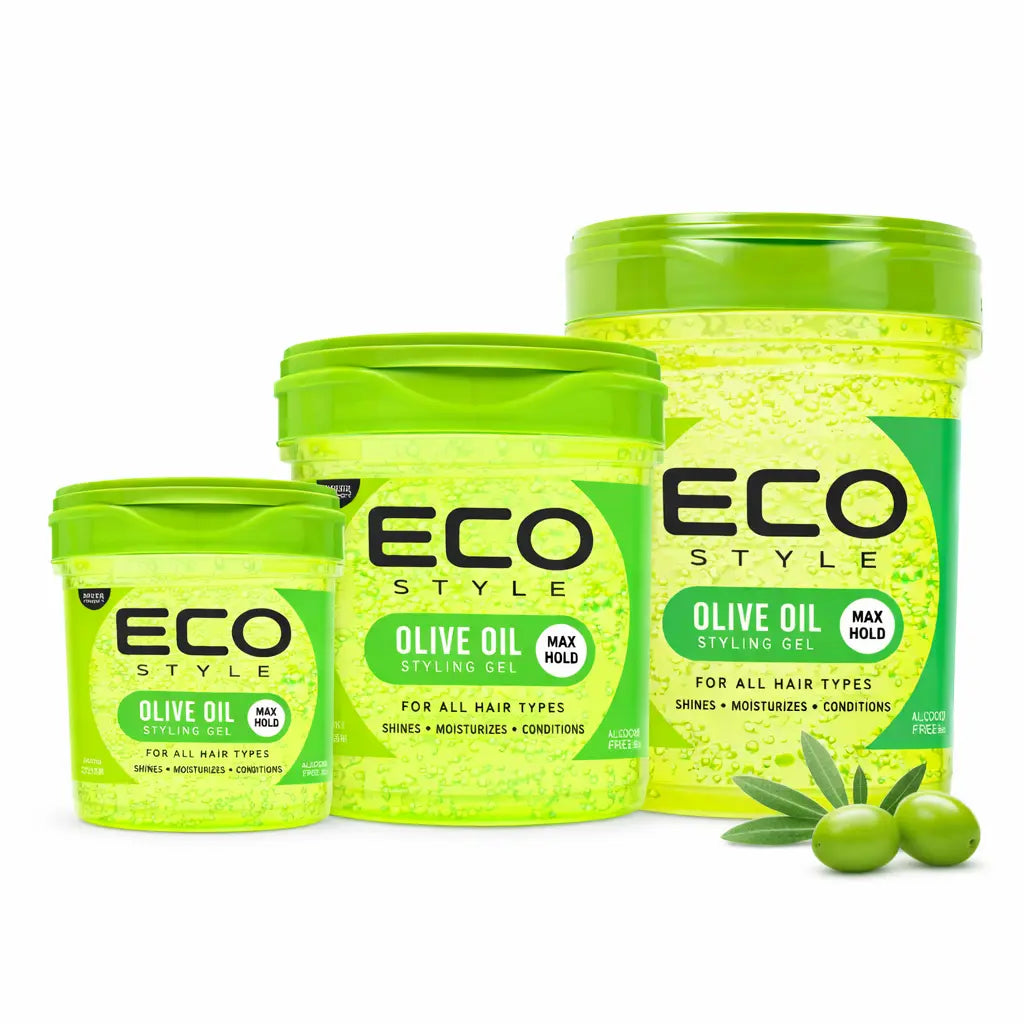 Pot de gel coiffant culte Eco Style Olive Oil à l'huile d'olive