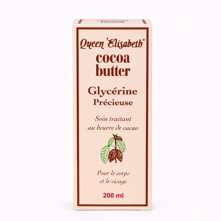 Flacon 200ml Glycérine Précieuse Queen Elisabeth Cocoa Butter