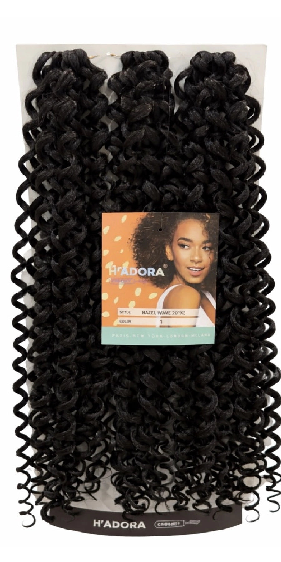 Mèches Crochet Hazel Wave 20poucesx3 – Ondulations Définies Donna Clara