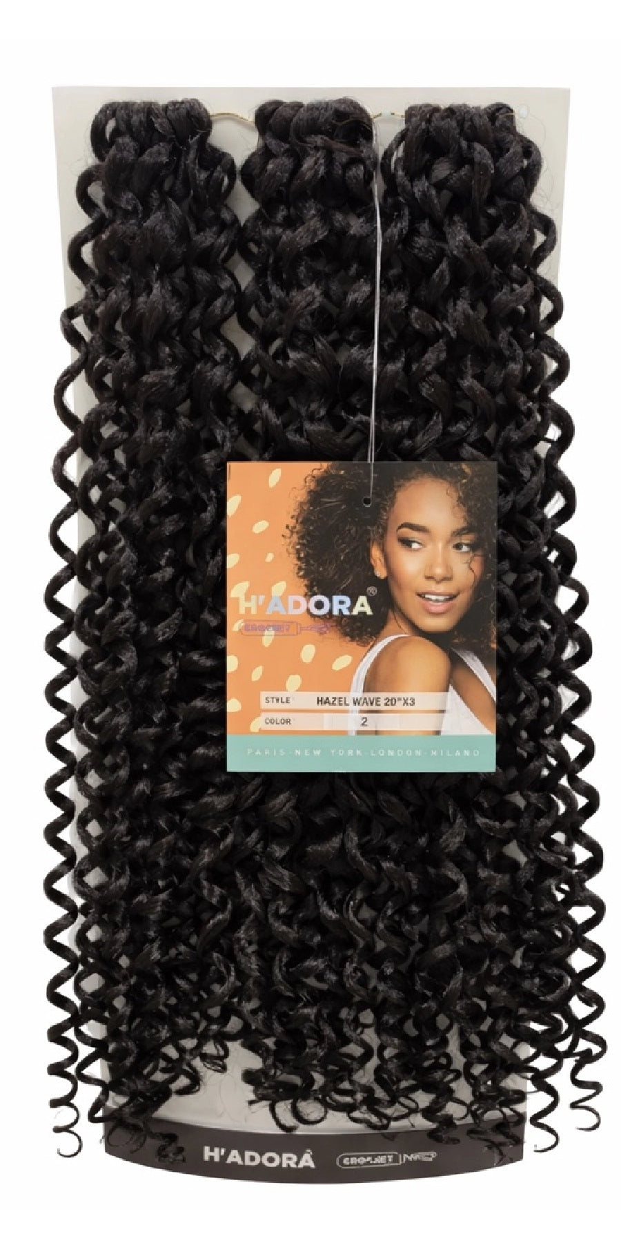 Mèches Crochet Hazel Wave 20poucesx3 – Ondulations Définies Donna Clara