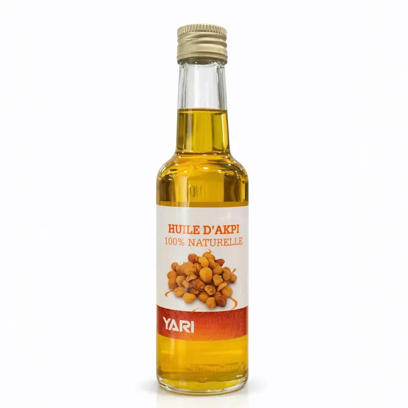 Flacon d'huile d'Akpi pure 100% naturelle Yari pour le corps