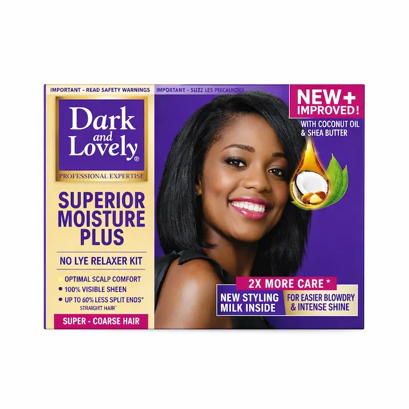 Kit Défrisant Dark & Lovely – Système "Moisture Plus"