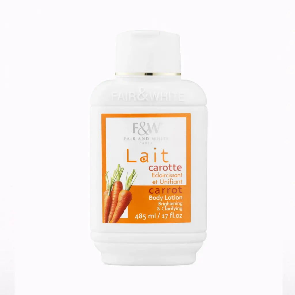 Flacon de lait éclaircissant à la carotte Fair and White original