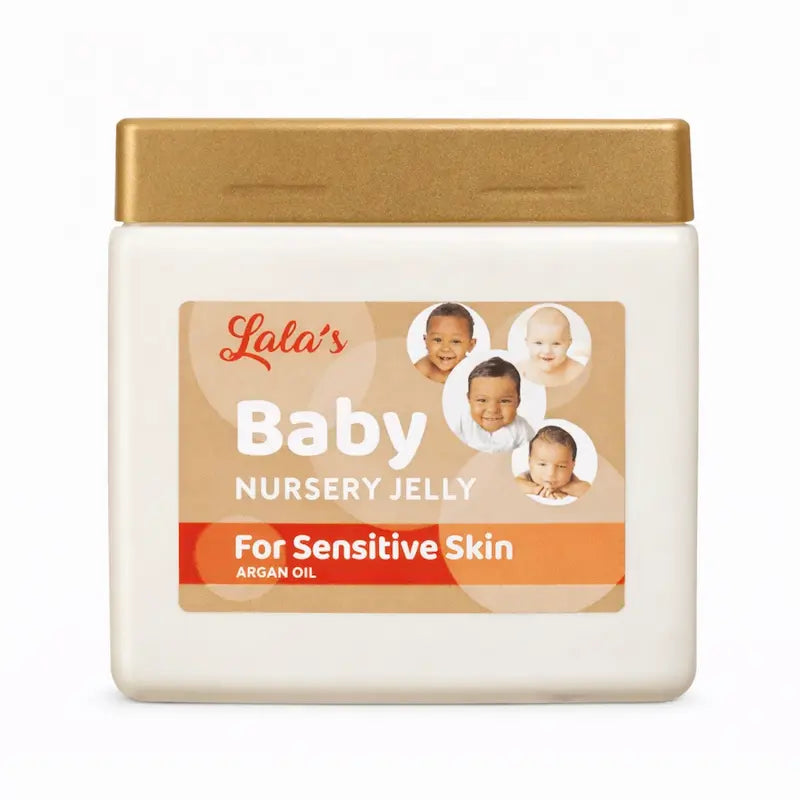 Pot de vaseline pour bébé Lala's Baby enrichie à l'huile d'argan 368g.