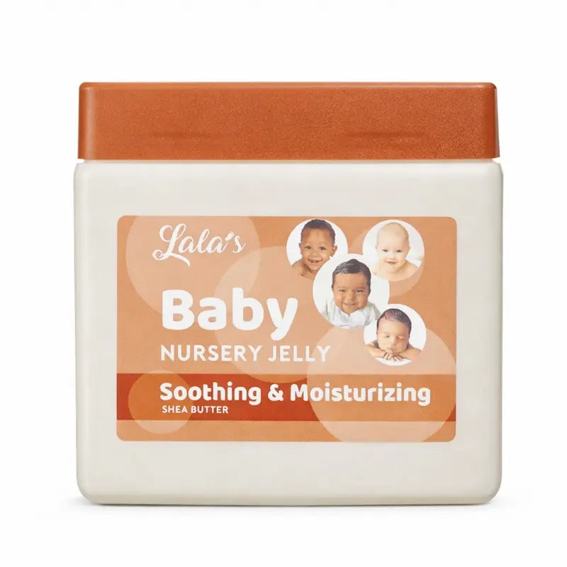 Pot de vaseline pour bébé Lala's Baby enrichie au beurre de karité 368g