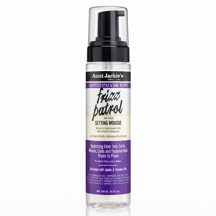 Mousse de coiffage anti-frisottis Aunt Jackie's Frizz Patrol 244ml