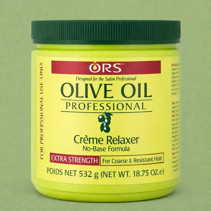 Pot de crème défrisante ORS Olive Oil Extra Forte 532g