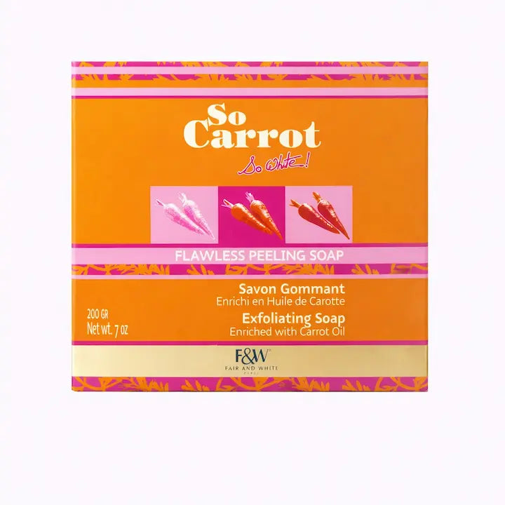 Savon gommant et exfoliant So Carrot de Fair & White à la carotte