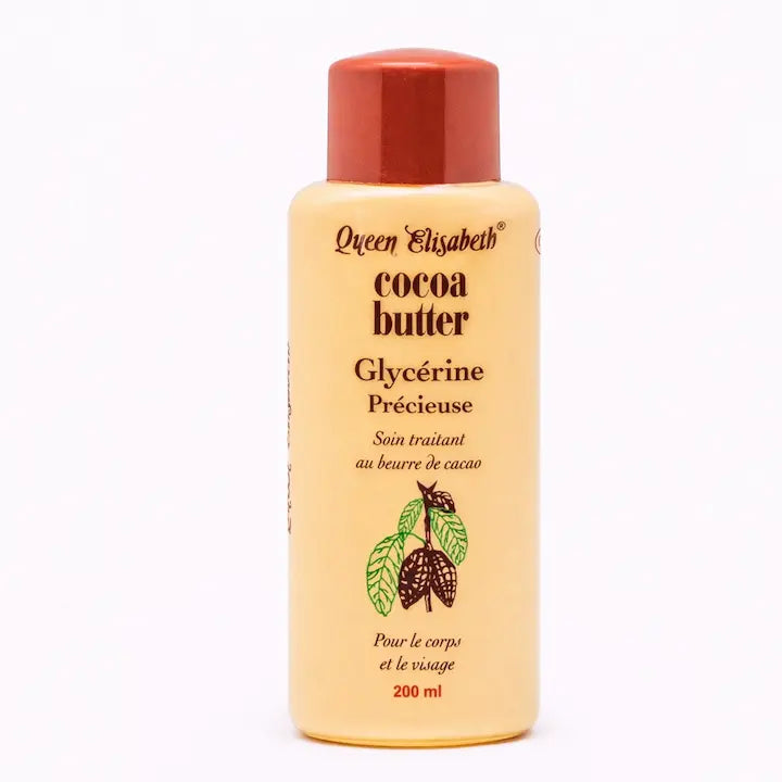Flacon 200ml Glycérine Précieuse Queen Elisabeth Cocoa Butter