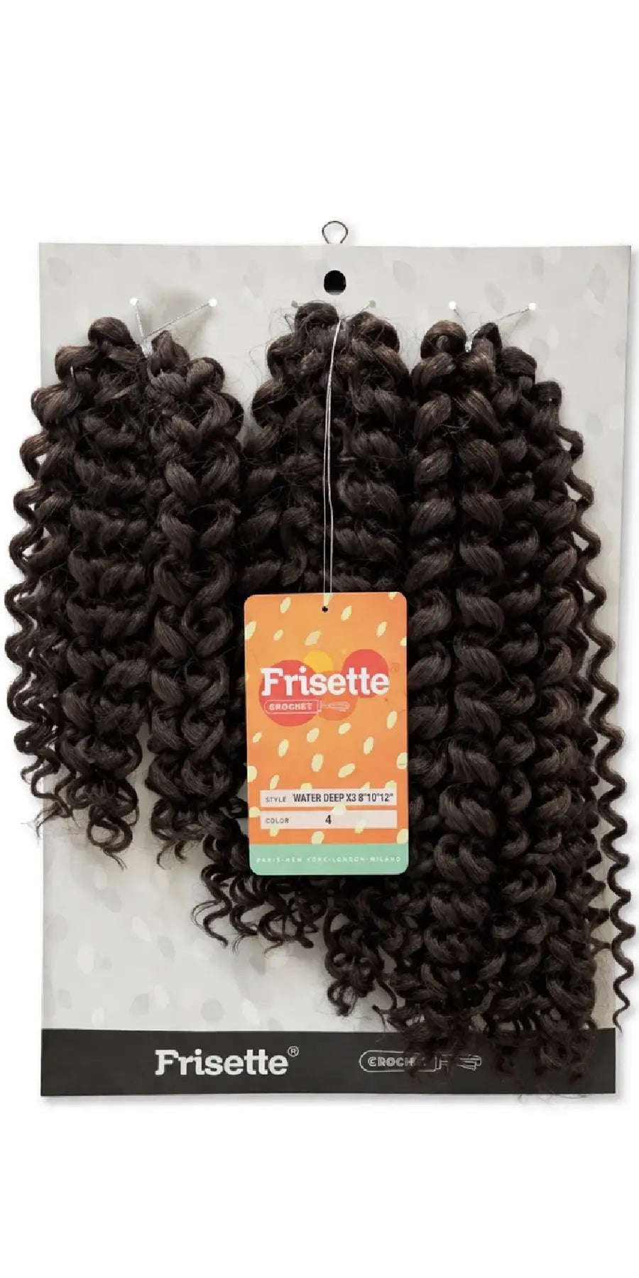 Donna Clara Mèches bouclés Crochets Water Deep x3 (8" 10" 12")