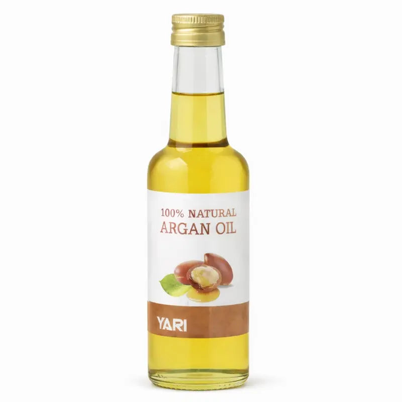 Flacon d'huile d'Argan 100% naturelle Yari pour soins visage et cheveux